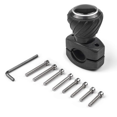 Deluxe Steering Wheel Power Handle Spinner Knob - Universal Steering Wheel Fi...