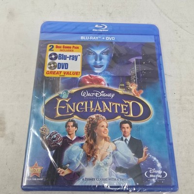Enchanted 2007 Blu-ray Amy Adams Disney New Sealed 2-disc combo pack