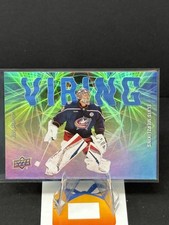 2025-26 Upper Deck S2 ﻿Elvis Merzlikins #VB-28 Vibing Columbus Blue Jackets