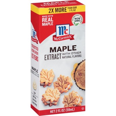 McCormick Maple Extract with Other Natural Flavors, 2 fl 2 Fl Oz (Pack of 1) 