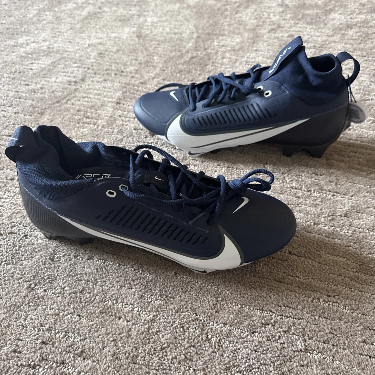 Nike Vapor Edge Pro 360 2 Mens Sz 8 College Navy Blue Football Cleats FN7759-400 Nike Vapor Edge Pro 360 2 TB Football Cleats College Navy  main image 4