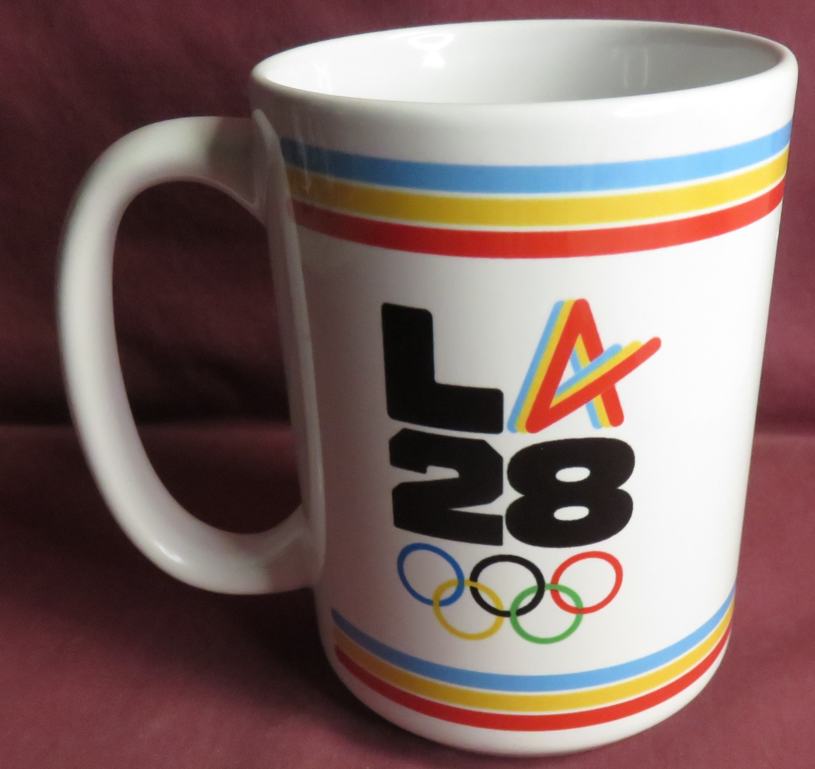 NEW, 2028 LOS ANGELES OLYMPICS, NCAA CERAMIC 15 OZ. COFFEE MUG CUP, LOGO BRANDS