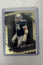 2025 Panini Prizm Black Randy White Black Gold Vinyl 1/5 Dallas Cowboys