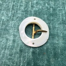 Vintage Mother of Pearl Belt Dress Buckle