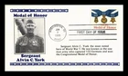 DR JIM STAMPS US COVER MEDAL OF HONOR FDC SERGEANT ALVIN C YORK WORLD WAR I
