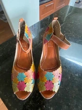 L'Artiste by Spring Step Avnia Women's Heeled Sandals Size 9.5 Multicolor