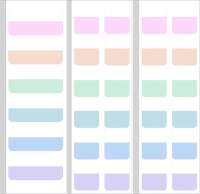 300 Pcs Transparent Writable Tabs, Sticky Index Tabs, Repositionable Page