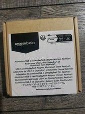 Aluminum Uni-Directional USB-C Source to DisplayPort Display Adapter 4K 6..