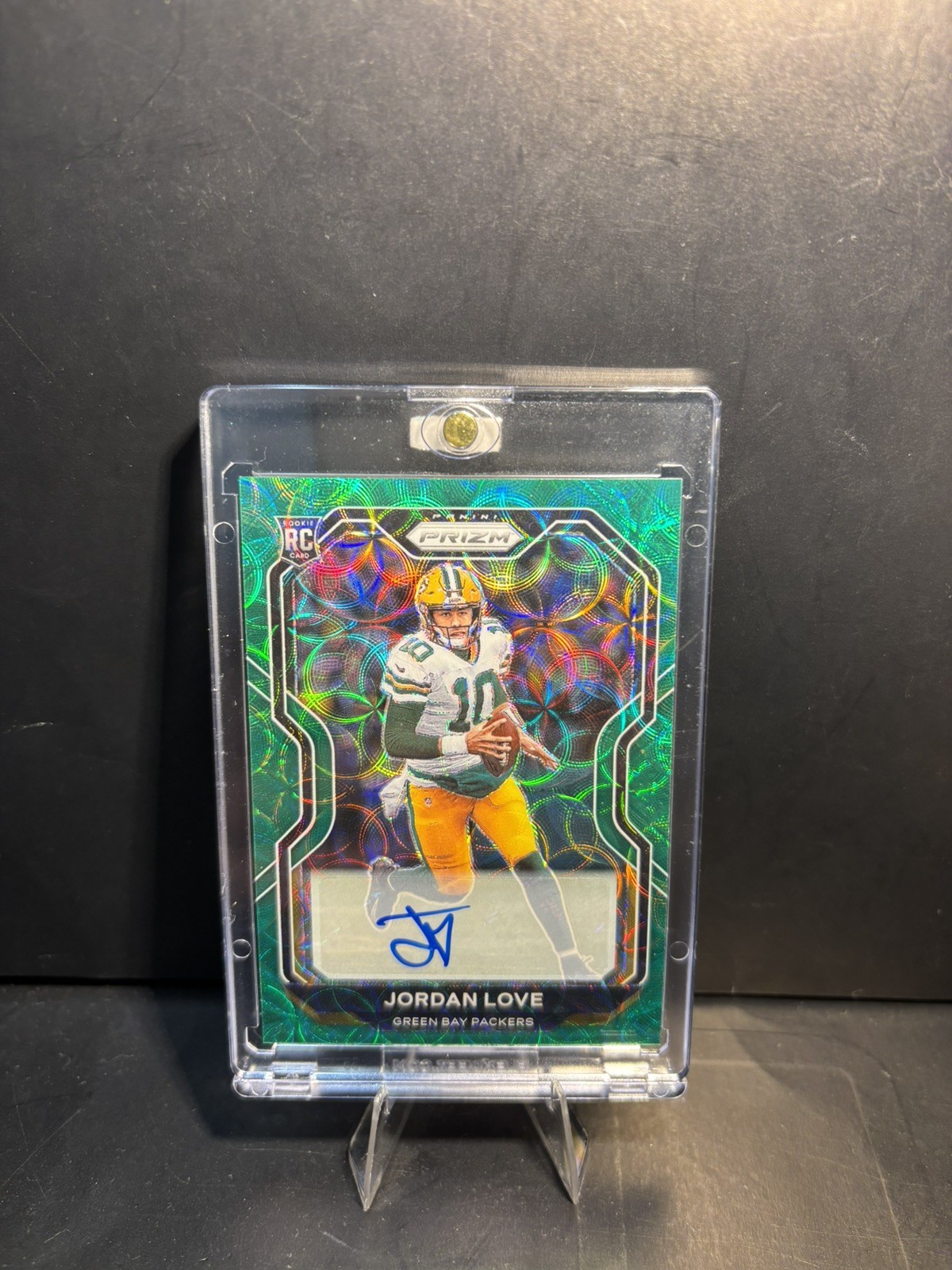 Jordan Love 2020 Panini Prizm #363 Green Scope Auto /75 Packers RC