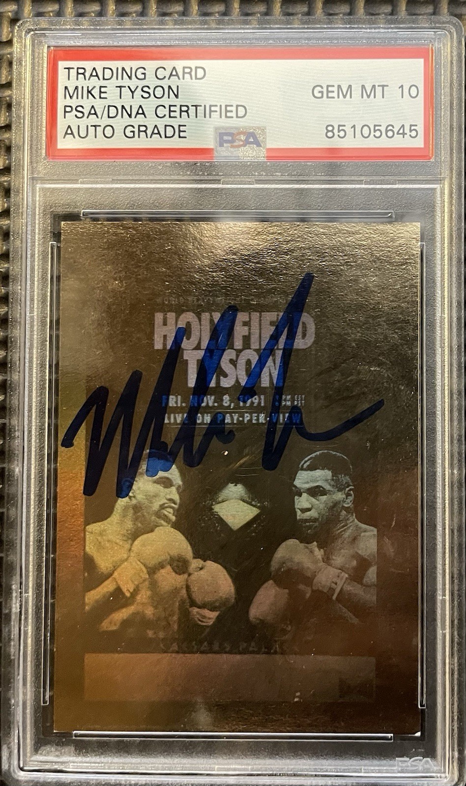 Kayo Holograms Mike Tyson Vs Evander Holyfield AUTOGRAPH PSA 10 POP 1 eBay 1/1 view 2