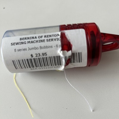 Original Bernina Bobbins for 8-Series, 820, 830, 880 Sewing Machine (6 PCS) 