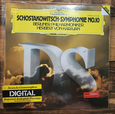 Schostakowitsch Symphony No. 10 Berliner Philharmoniker, Herbert Von Karajan LP
