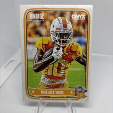 2024 Onyx Vintage - Mike Matthews #OVMIMA (RC) NIL NCAA Tennessee