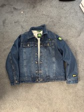 John Deere Youth L 10-12 Sherpa Denim Trucker Jacket NWT Western