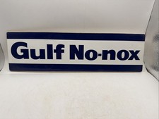 Gulf No-nox Has Oil Advertising Sign