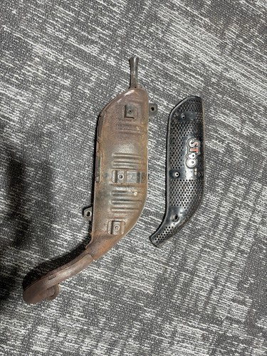 Honda ST90 Exhaust Muffler Heat Shield OEM Mini Trail - Picture 3 of 4