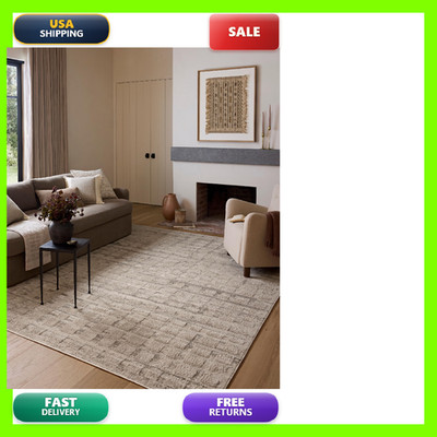 Loloi Amber Lewis Monty Collection Mot-06 Pebble/Beige 4-0 X 6-0 .50 Pile