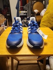 NWT Adidas Duramo 9K Running Shoe BB7060 Blue White Black Size 7 Kids Youth