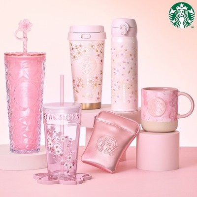 Starbucks Release 2026 Sakura Starbucks 2026☆7点ピンクセット sakura ぬいぐるみ
