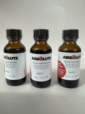 OPI Absolute Precision Liquid Monomer for Professional Use Only 1 fl oz 3 PACK