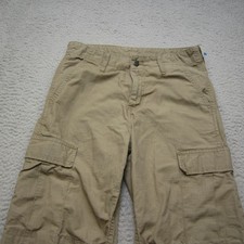 Carhartt WIP Cargo Jogger Mens 27x30 Brown Ripstop Workwear Trousers