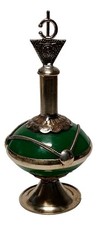 Handcrafted Moroccan Kohl Metal Container wit...