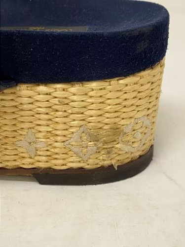 LOUIS VUITTON / Sandals / Size 37.5 / Navy - Picture 6 of 9
