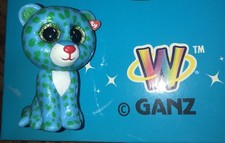 TY Beanie Boos Mini Boo LEONA the Blue Leopard Collectible Figure (2 inch)