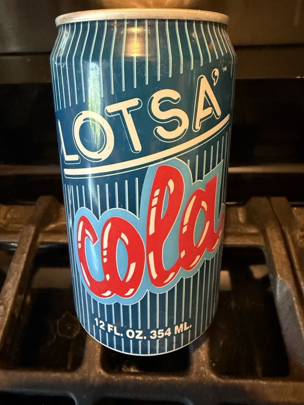 LOTSA COLA  soda 🥤can - COLUMBUS, OHIO America 🇺🇸
