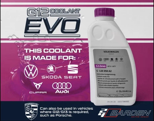 Genuine Volkswagen/Seat/Skoda ready mixed G12evo (new version of G13) Coolant 