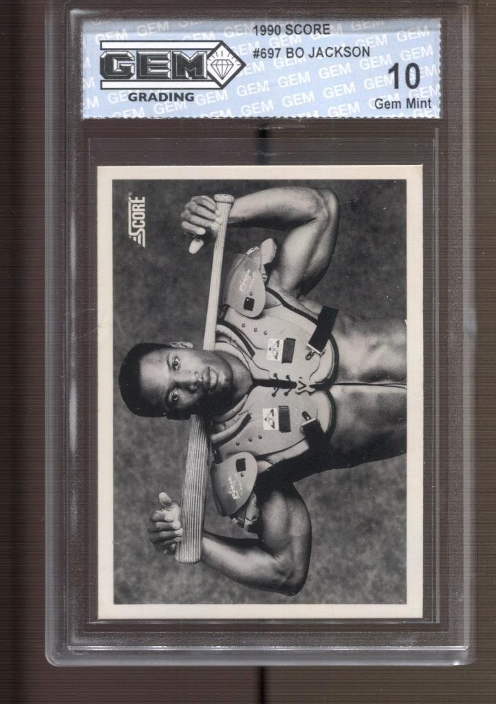 1990 Bo Jackson Score #697 Gem Mint 10 RC Rookie Kansas City Royals