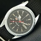 JAPAN VINTAGE REFURBISHED SEIKO 5 AUTOMATIC 6309A MENS BLACK WATCH a442859-1
