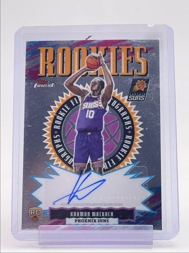 KHAMAN MALUACH 2025-26 TOPPS FINEST ROOKIE FINEST AUTOGRAPH RC AUTO Q5721