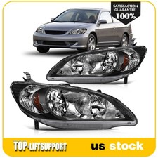 For 2004-2005 Honda Civic Clear Headlights Kit Front Light Left Right For 2004-2005 Honda Civic Clear Headlights Kit Front Light Left Right