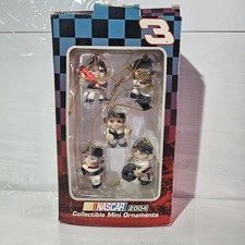 Trevco NASCAR 2004 Collectible Mini Ornaments Set of 5, Christmas Decoration