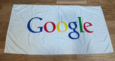 Vintage Google Beach Towel 64.5x34 Large 2000s Logo Promo Swag Classic Logo