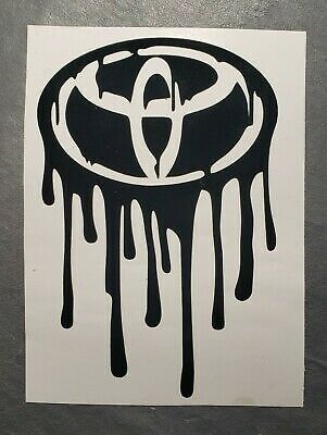 Drippy Toyota Graffiti Logo Decal Vinyl Sticker For Sequoia