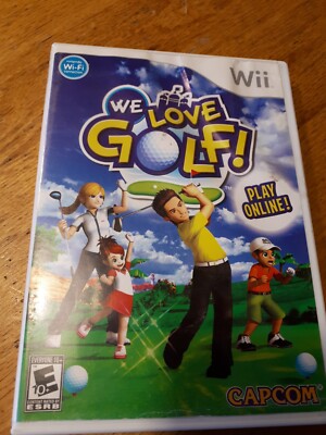We Love Golf (Nintendo Wii, 2008) Case And Manual Only No Game