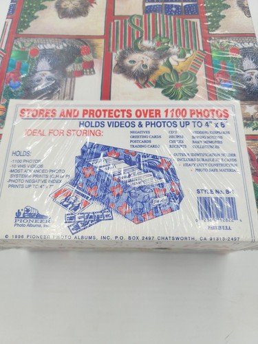 Pioneer Photo/Video Box VTG 1996 Style B-1 Acid Free Factory Sealed New Holiday - Picture 2 of 3