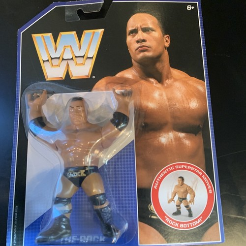 WWE Mattel Retro Series 2 The Rock WWF Brand New M...