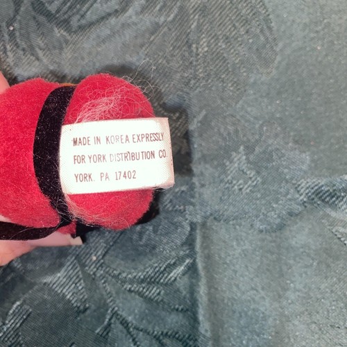 Three Vintage Santa Rubber Faced Huggers Christmas Ornament Decoration Toy 3” - Picture 8 of 12