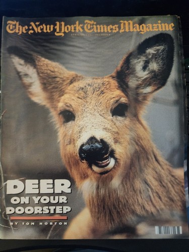 New York Times Magazine Apr 28 1991 Deer on Your Doorstep Tom Horton B57:6233 - Imagen 2 de 8