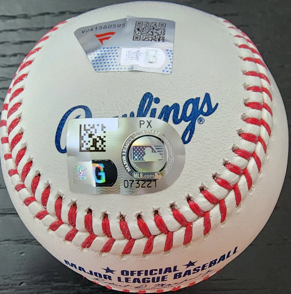 CC Sabathia Autographed Official MLB Baseball Inscribed HOF 25 Fanatics MLB COA - Image 2 of 3