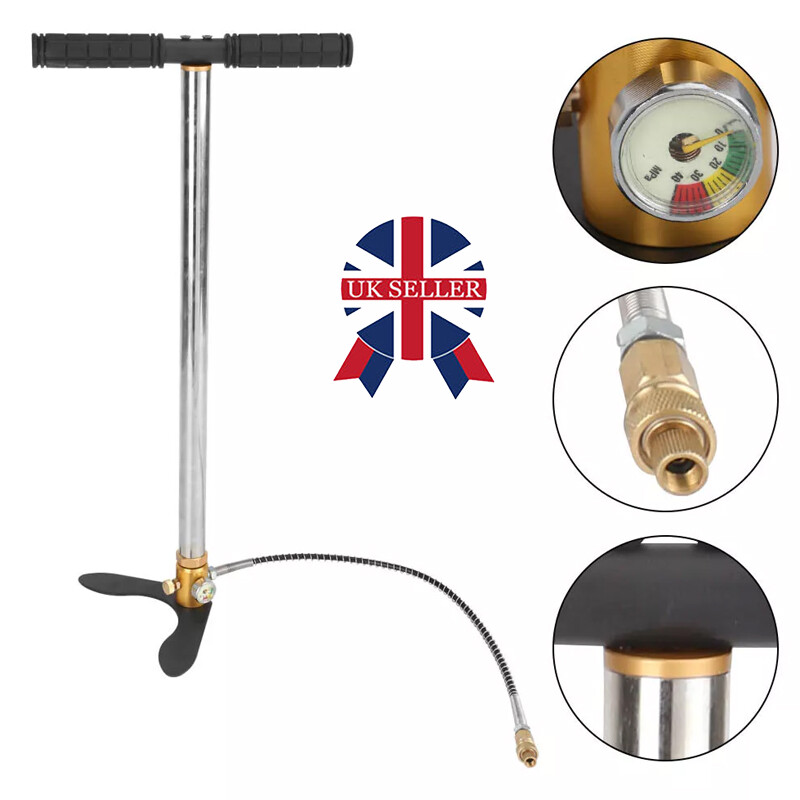 3 Stage PCP 6000PSI Air Gun Rifle Filling Stirrup Pump Hand Pump
