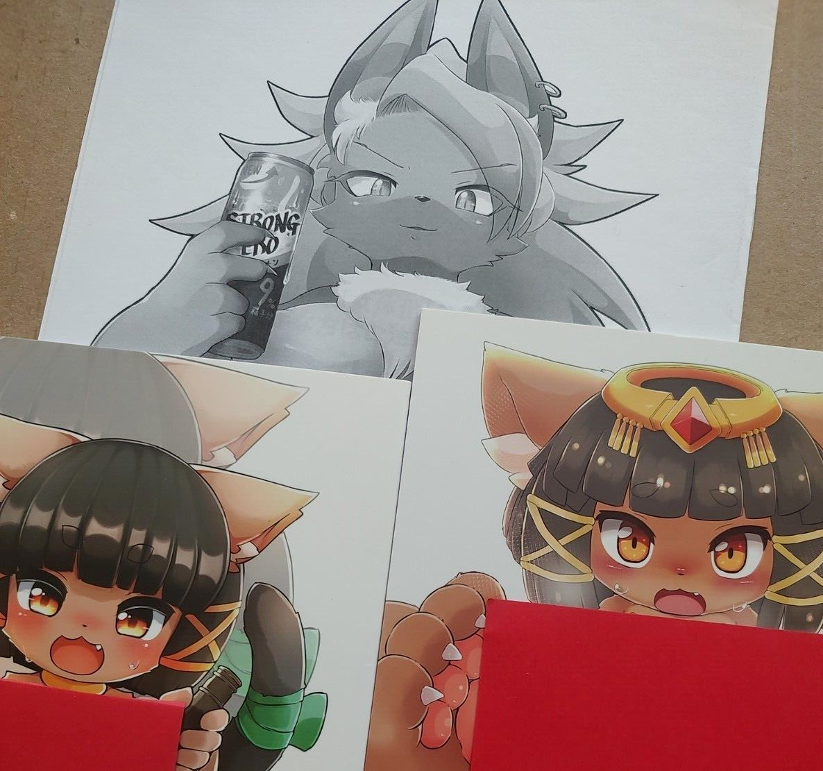 Set 3 Doujinshi Kemono PEPO Nakagami Takashi (2A5+B5) Fullbokko Heroes  Anthology | eBay