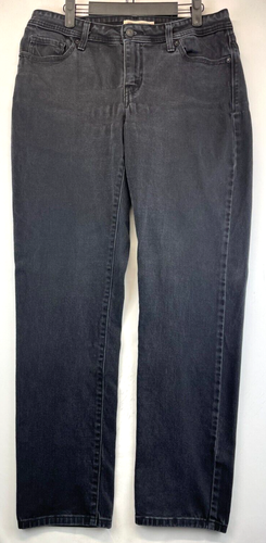 Levi's 529 Jeans - Womens Size 12 - Curvy Skinny - Black Stretch Straight (2546) - Picture 1 of 23