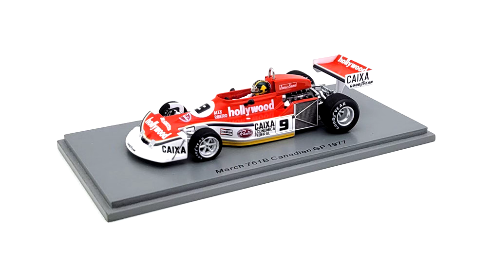 1 43 Spark S7276 March 761B Canadian Gp 1977 Alex Ribeiro #9 for sale ...