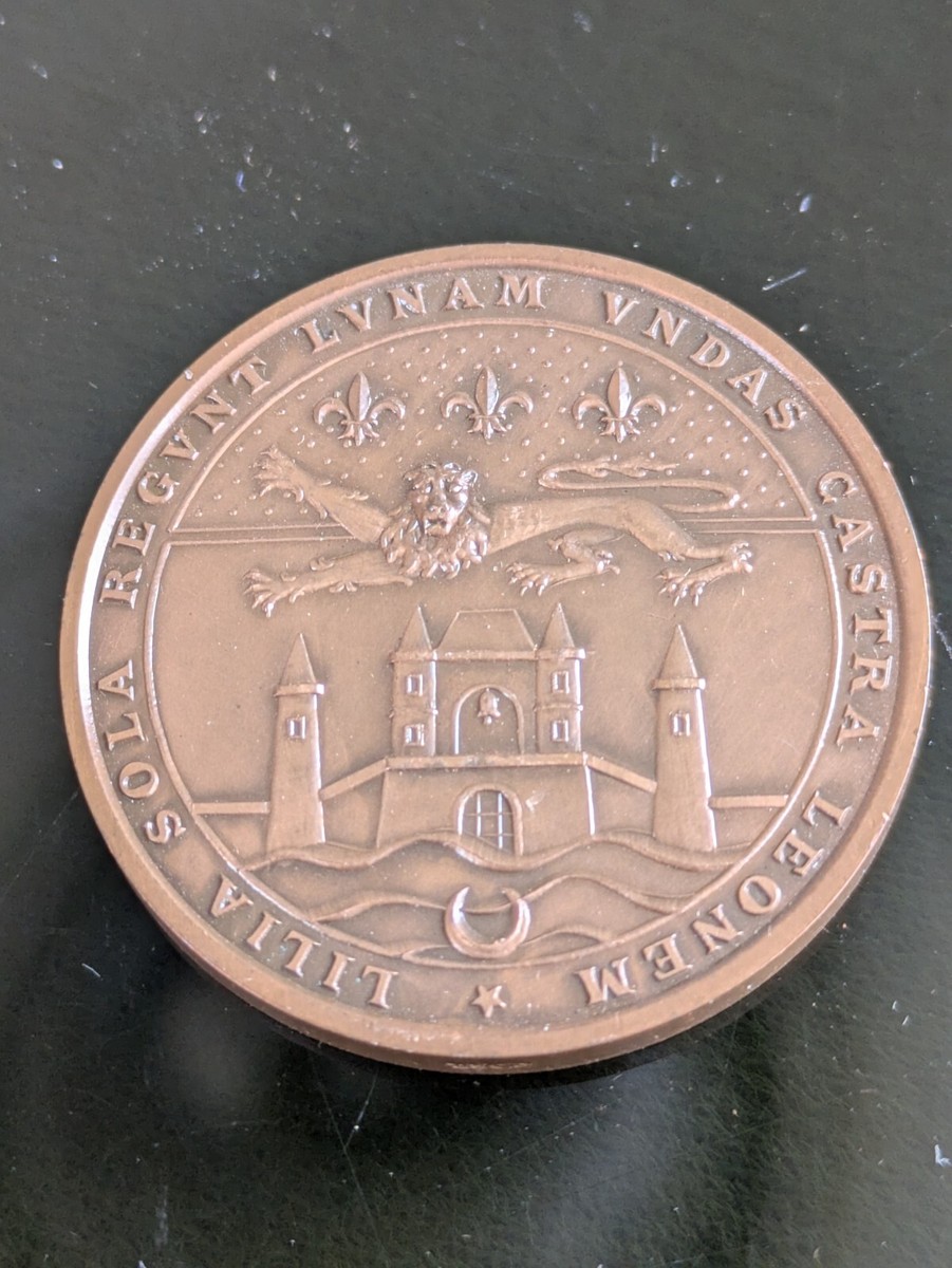 Médaille Ancienne – Congrès Gastronomique De Bordeaux – Pièce De Collection Vintage Française