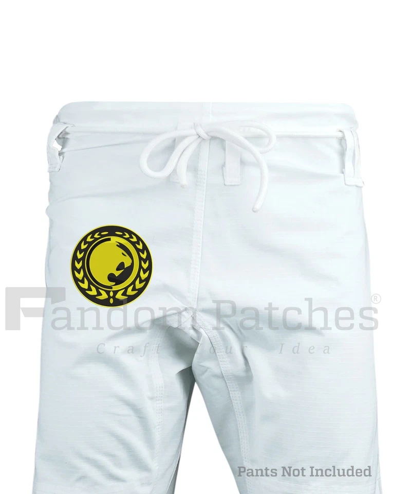 Gracie BJJ Gi Patches Renzo Gracie Embroidery Patches BJJ Martial Arts Patches - Image 4 of 4