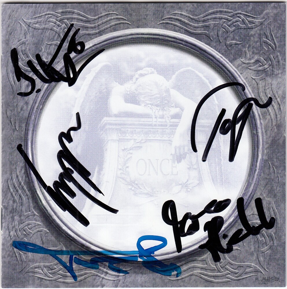 NIGHTWISH Once FULLY SIGNED Tarja Turunen Marco Hietala Jukka CD